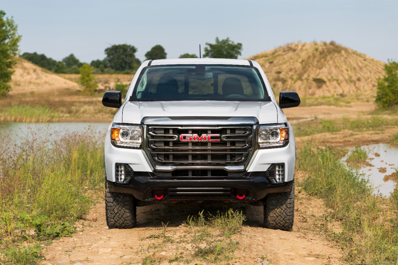 GMC Canyon AT4 del 2021, refinado y listo para todo terreno