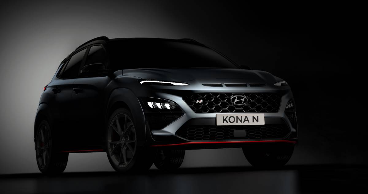 Hyundai ha revelado un vistazo del nuevo KONA N sin su disfraz de camuflaje
