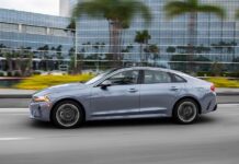 Kia K5 del 2021, un sedán con silueta de fastback