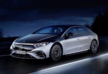 Mercedes Benz EQS 580 4Matic del 2022, un sedán de lujo totalmente eléctrico