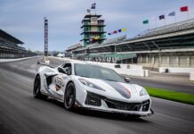 El Corvette Z06 2023 será el auto de seguridad en la 106 edición de la carrera Indianapolis 500