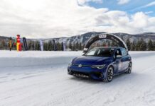 El VW Golf R gana a lo grande en el primer F.A.T. la carrera de hielo en Aspen